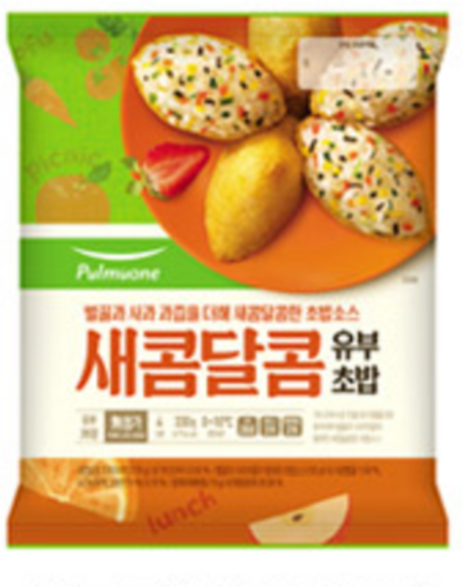 [풀무원]새콤달콤 유부초밥 330g, 아이스보냉백포장, 1개