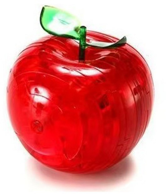 크리스탈 사과퍼즐(3D입체퍼즐), 1개