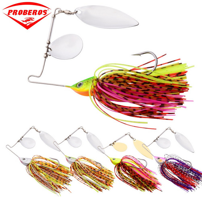 행운을파는낚시 프로 스피너베이트 텐덤 와이어베이트 5p, 3/4온스, 5개, 20g