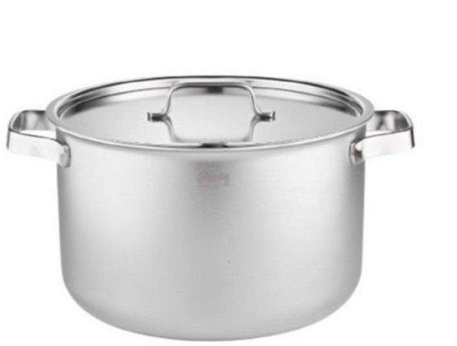 스테니 인덕션 무연마제 통5중 스테인리스 곰솥 냄비, 24cm, 1개