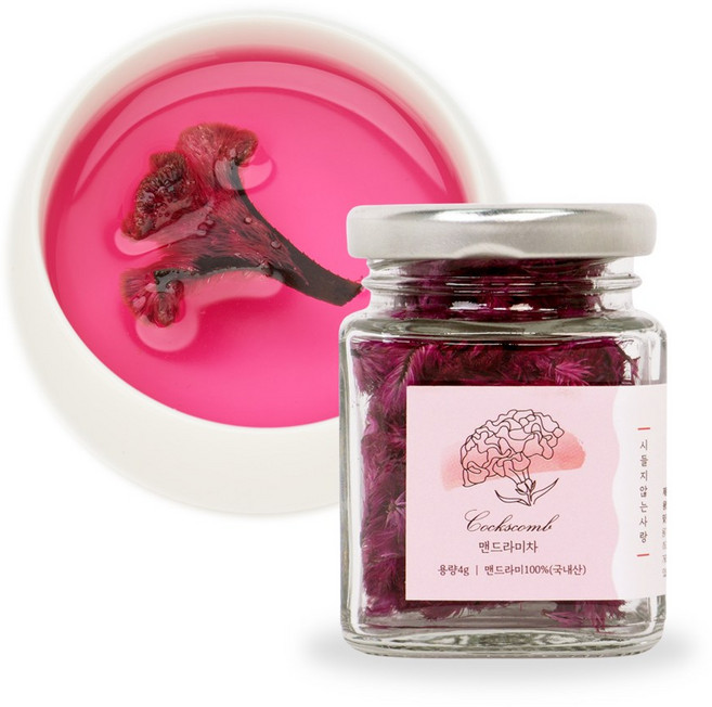 [보나플로] 맨드라미차 Mini, 4g, 1개입