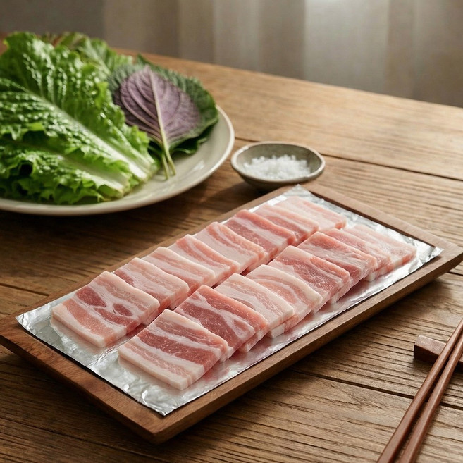 한돈 냉동삼겹살 1kg (구이용 바베큐용), 2개, 500g