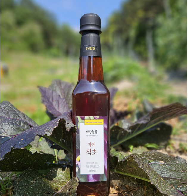 가지식초(6년숙성)천연발효식초100% 덕산농원(PET병), 1개, 500ml