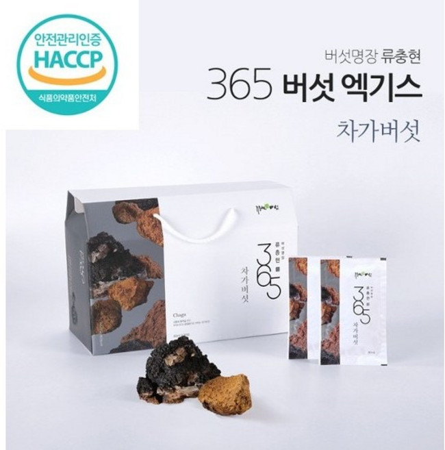 류충현약용버섯 365 차가버섯 진액, 2.4L, 1박스