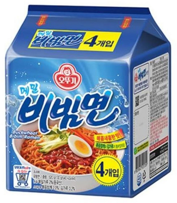 오뚜기 메밀비빔면 32봉, 32개