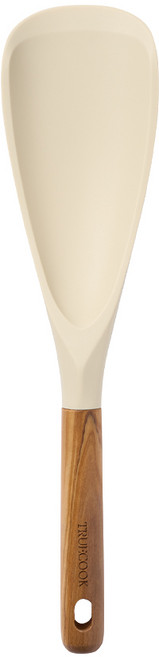트루쿡 이탈리아산 올리브 실리콘 조리도구 멀티스푼, 1개, 베이지