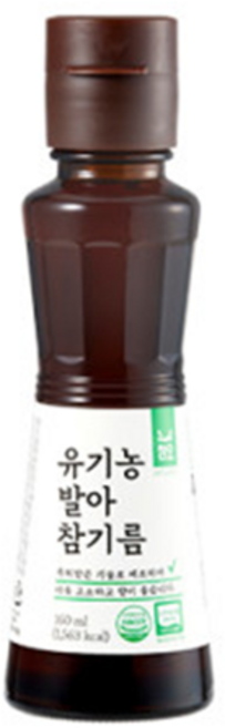 청오 발아 참기름, 160ml, 3개