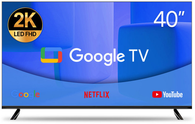 와우피프티 40FHD 구글, 방문설치, 스탠드형, 40FHD_화이트색상, 101cm(40인치)