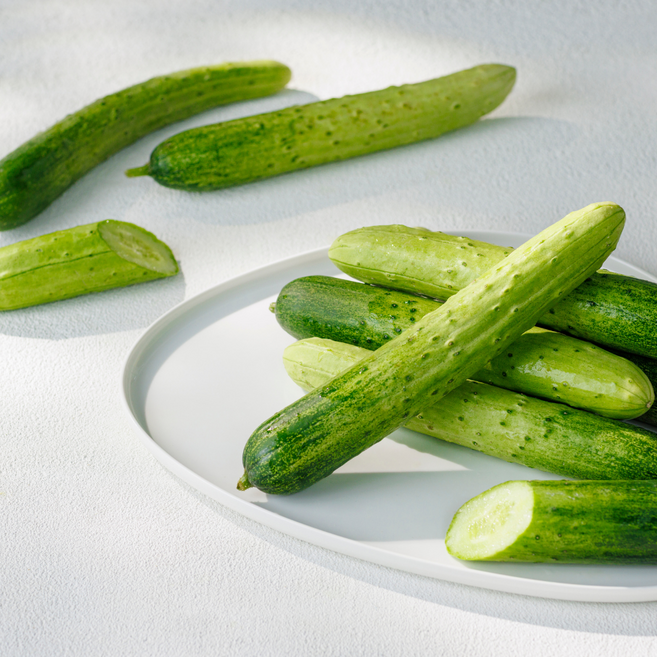 산지직송 | 국내산 백오이 백다다기 | 산아래 마켓 |, 1박스, 2kg