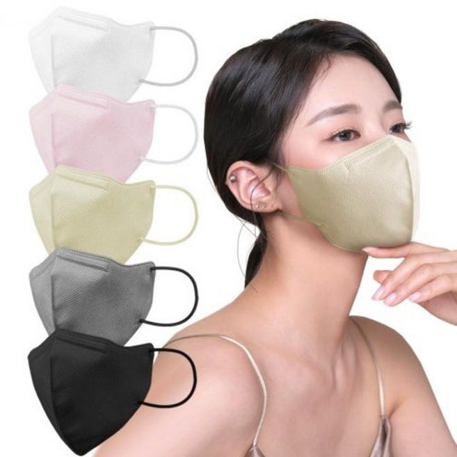 아이프리 KF94 새부리형 컬러 마스크 대형 10매, 1개