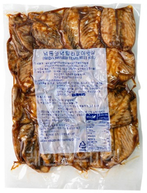 틸라피아 양념뱃살 31/50 1kg 냉동