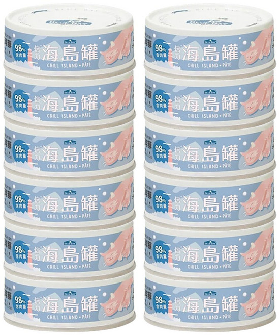블루베이 캣 칠 아일랜드 파테 닭&칠면조 80g 12개 습식사료, 닭+칠면조
