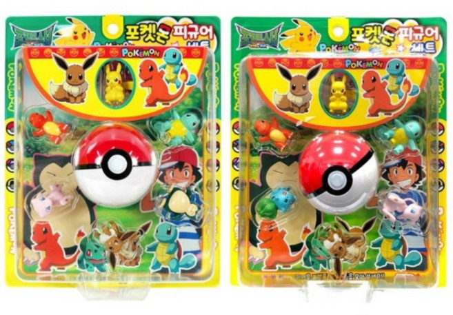 포켓몬스터 W 피규어 세트 6p 세트 랜덤발송, 1개