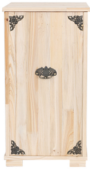 100SU 백수 삼나무 내부 옻칠 쌀통, 네츄럴장식