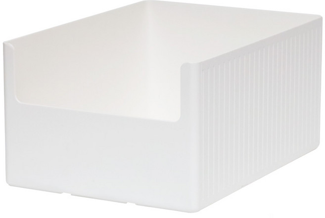 데일리블룸 주방 펜트리 수납 리빙박스 정리함, 화이트, 1개