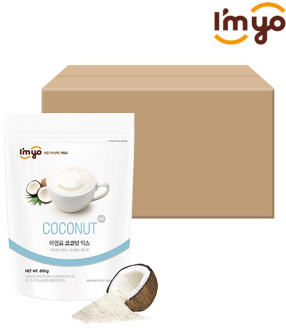 아임요 코코넛 믹스, 12개, 1개입, 800g