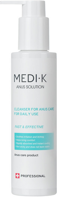약국입점 메디케이 아누스솔루션 항문세정제 대용량 150ml 가려움 냄새 사타구니 항문전용 여성 남성 청결제 클렌저, 1개