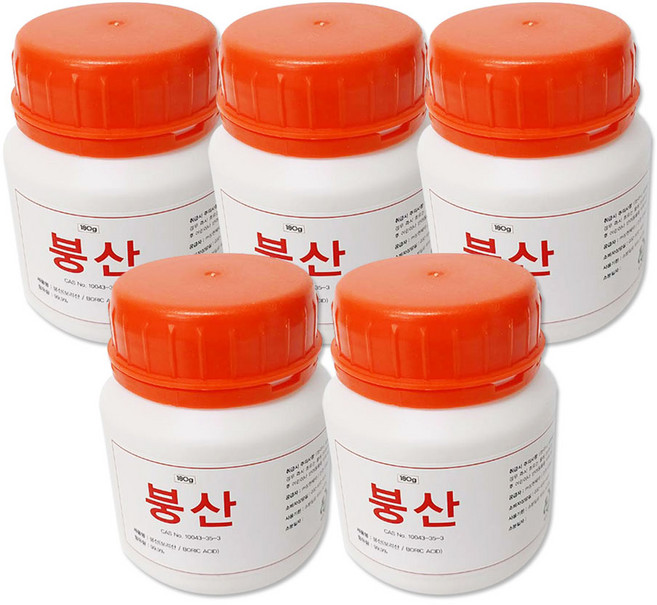 삼현제약 붕산 180g 바퀴벌레퇴치 소독, 1개입, 5개