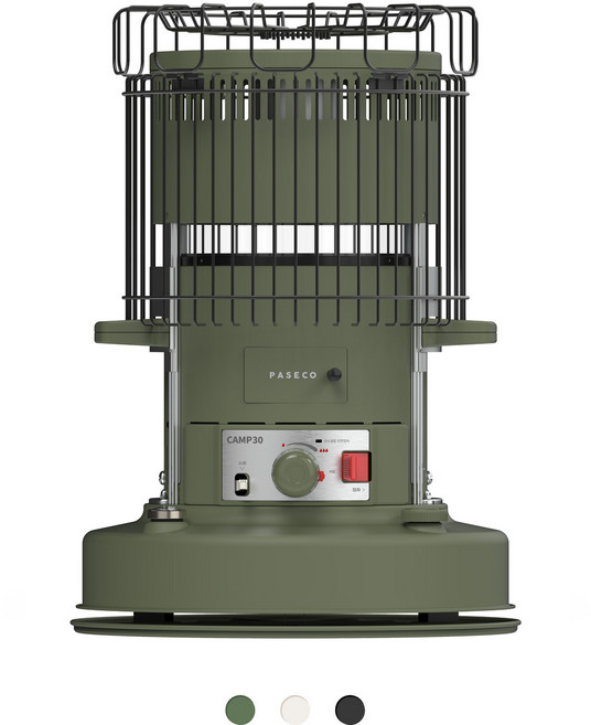 파세코 정품 캠핑난로 CAMP-30 (가림막 가방 증정), 알파인그린