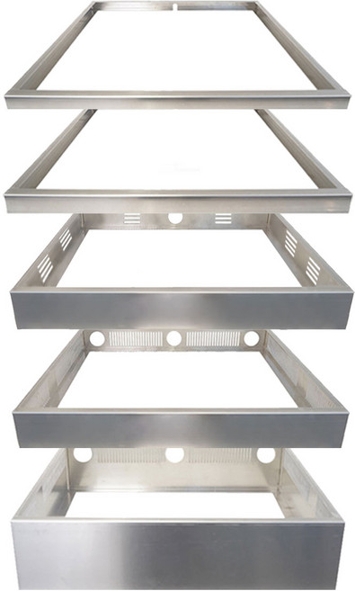 수입 국산 호환 인덕션 프레임 3cm 5cm 6cm 8cm 15cm 받침대 띄움장 거치대 판넬 전기레인지 스탠드 외함 하이라이트 케이스 프리스탠딩 루미스 LUMIS, 3cm A타입 594x524