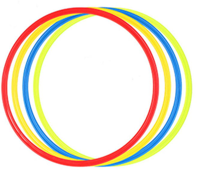 키더스 액션후프 세트 12개입 (지름 50cm) 훌라후프