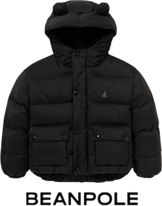 [정가 259 000원] 빈폴키즈 패딩 덕다운 곰돌이 후드 남아 여아 보온성 등원 여행 자켓