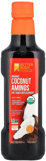 아이허브 코코넛 아미노스 간장 대체품 500ml(16.9fl oz), 1개, 500ml, BFO00693