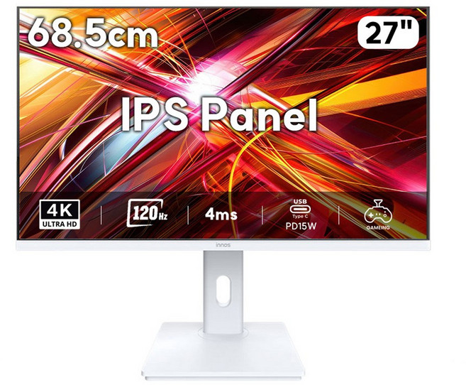 이노스 27UA120M UHD IPS USB-C HDR Ai GEN 게이밍 멀티스탠드 68~69cm(27인치), 무결점, 68cm
