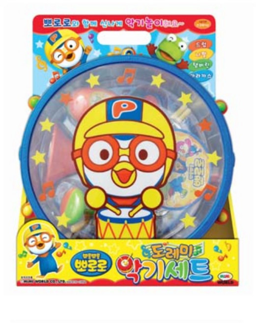 미미월드 뽀로로 도레미 악기세트, 혼합색상, 1세트