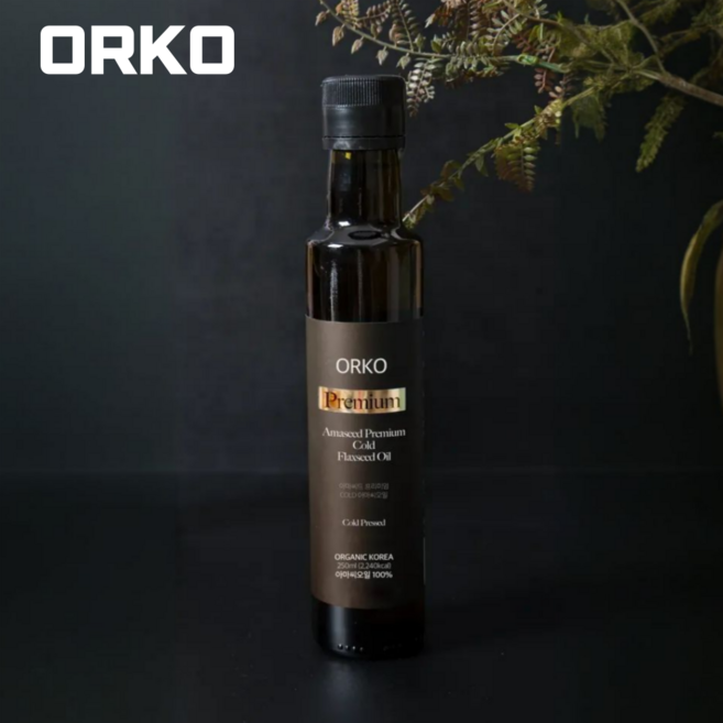 ORKO 프리미엄 아마씨오일 250ml