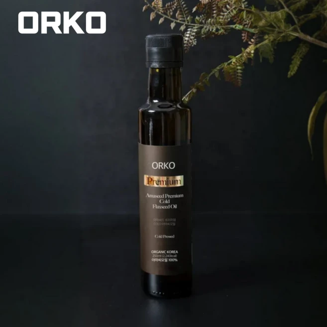 ORKO 프리미엄 아마씨오일 250ml - 쿠팡