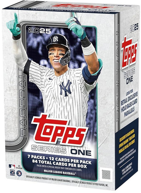 2025 Topps 시리즈 1 야구 트레이딩 카드 MLB 블래스터 박스
