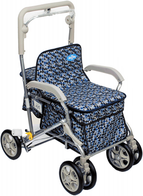 할머니유모차 고급형 실버카 SK-120 어르신 성인 보행기 접이식 장기요양 복지용구, 노인장기요양등급 할인구매(본인부담금 9%)