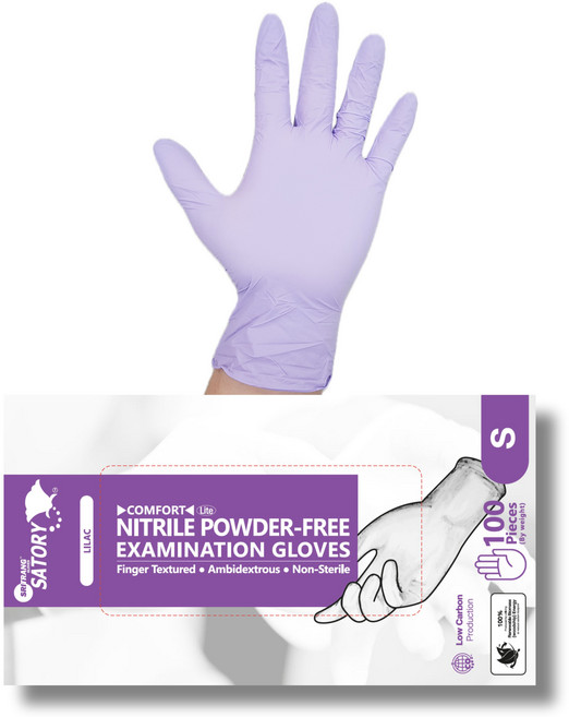 세이토리 식품용 다용도 니트릴장갑 100p, 1개, XS, 연보라