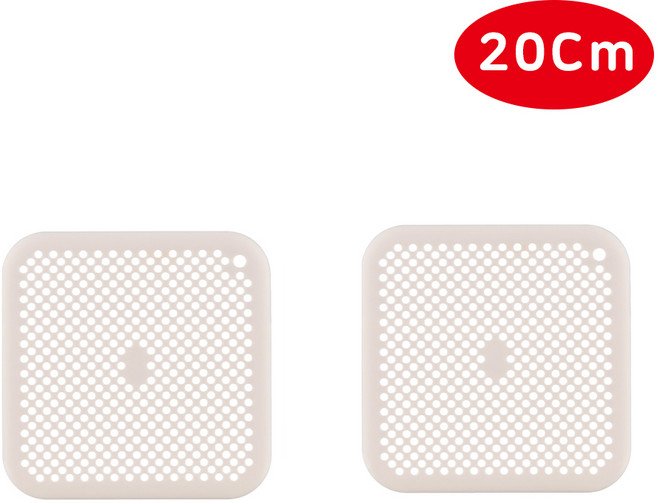 팀브로스 실리콘 배수구 하수도 마개 커버 덮개 20Cm, 아이보리 20cm, 2개