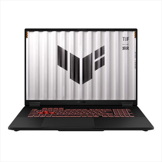 ASUS 2025 AMD AI 라이젠7 260 RTX5070 18인치 게이밍 작업용 노트북 TUF Gaming A18 FA808UP-S8017, Free DOS, 16GB, 512GB, 예거 그레이