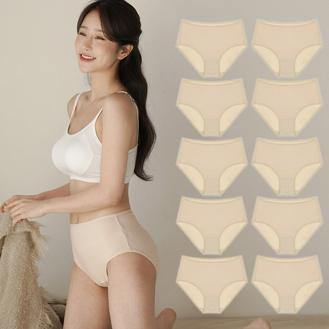 엘라운지 여성용 맥시 모달 팬티 10종