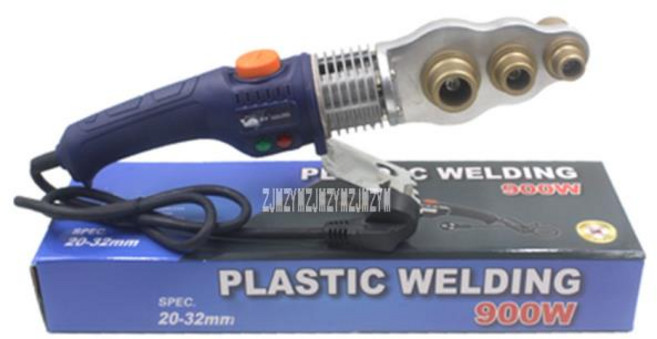 수동 온도 조절기 퓨저 튜브 파이프 용접기 PPR PE 파이프 가열 플라스틱 용접기 220V 900W 20mm 25mm 32mm 20-32, 한개옵션1