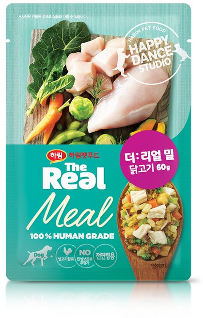 [국내정식마켓] 하림 더리얼 밀 냉동 화식 닭고기 60g x 10 반려동물용품 강아지, 옵션1, 옵션1, 옵션1