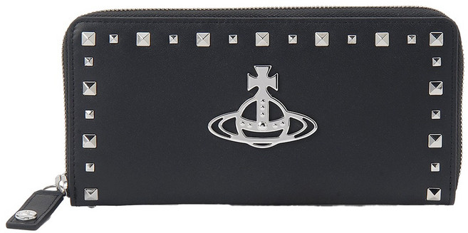 Vivienne Westwood 男女通用皮革鉚釘長夾