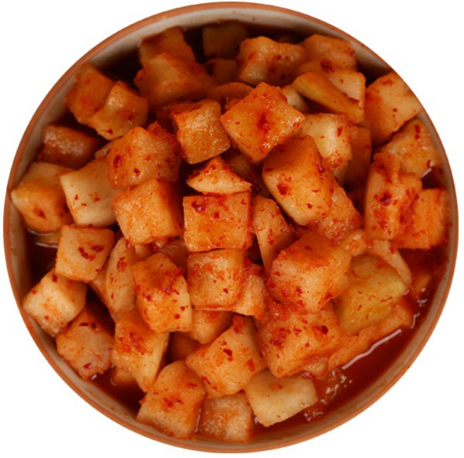 국내산 깍두기 - 국산100프로 / 아삭하고 깔끔한 양념 정다래 무김치, 5kg