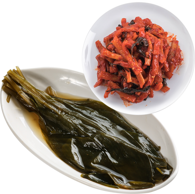 선미식가 국내생산 명이나물 장아찌 1kg + 무말랭이 무침 1kg, 2개