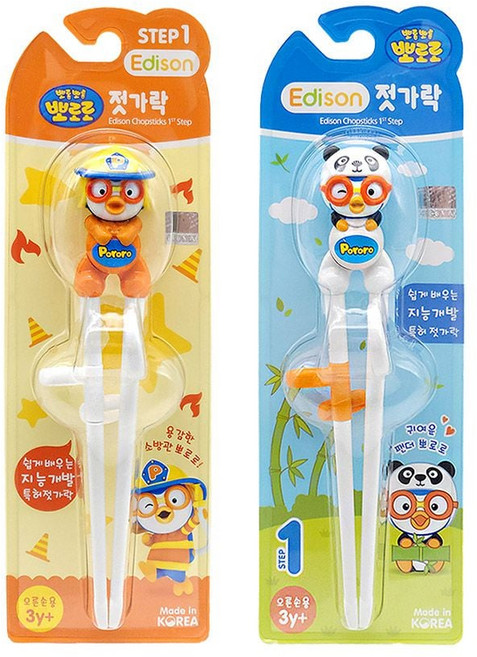 뽀로로 젓가락 1단계 2개세트 (소방관+팬더) kkr087Sq, 본상품