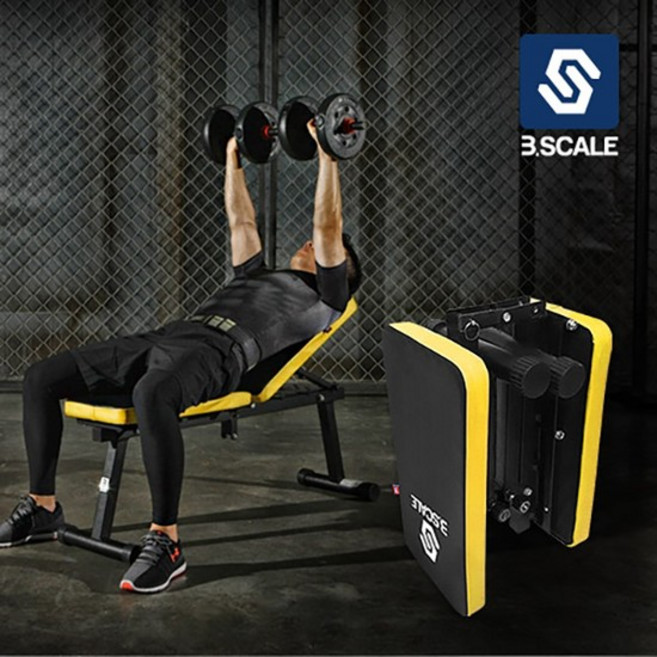 [비에스] 스케일 원터치 인클라인벤치 상체운동 헬스, 없음