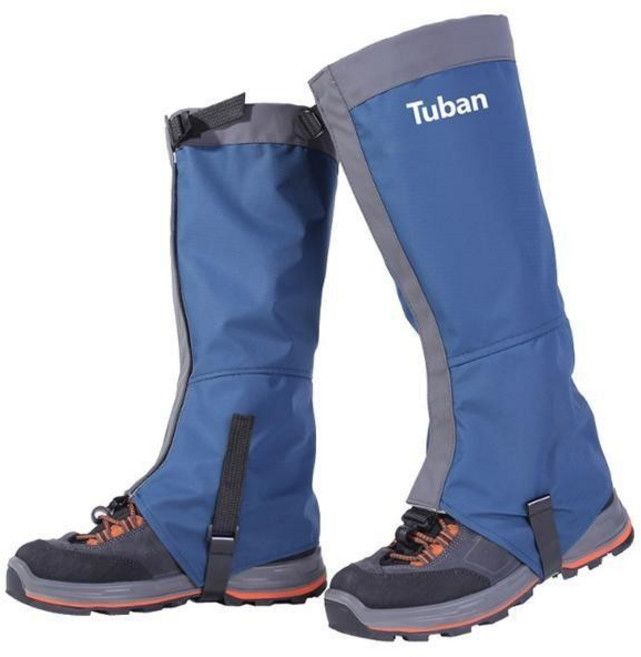 스패츠 하이킹 등산 방수 스노우 다리 각반 안전 커버, 블루L(T-0719)