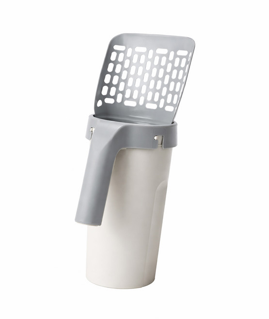 퍼셀론 고양이 배변통 모래삽, 그레이, 1개