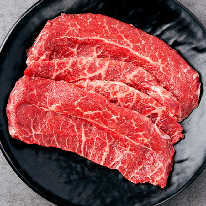 국내산 육우 부채살, 2개, 200g