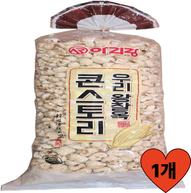 아리랑후드 우리 왕찰옥 콘스토리 370g, 1개