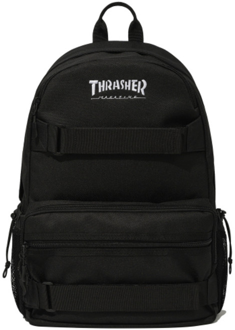 THRASHER 매거진 유틸리티 백팩 블랙