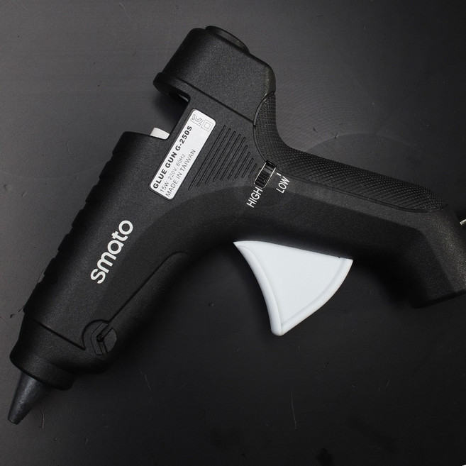 SMATO 온도조절형 초보자 범용 핫멜트 글루건, 1개